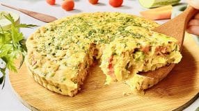 Torta salgada de liquidificador simples