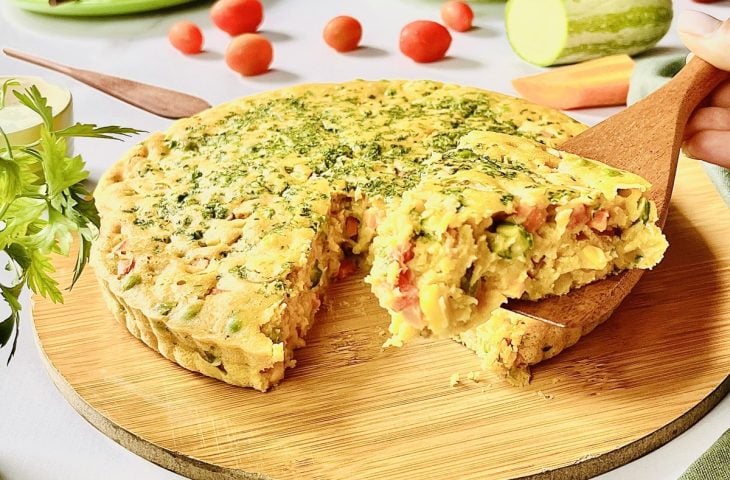Torta salgada de liquidificador simples