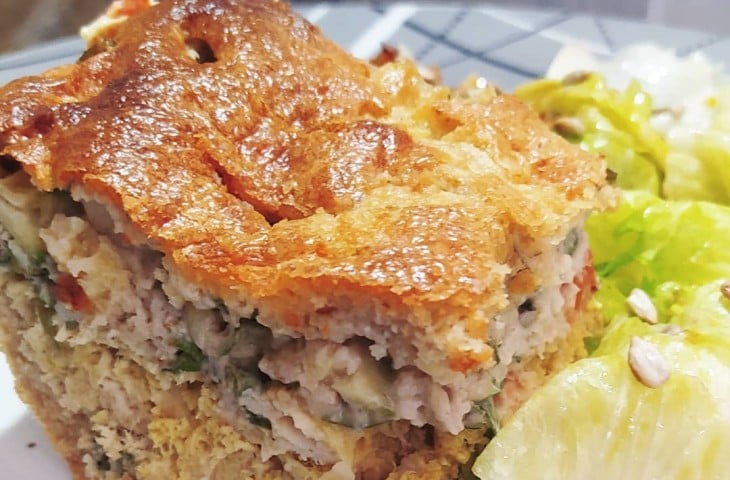 Torta salgada fit
