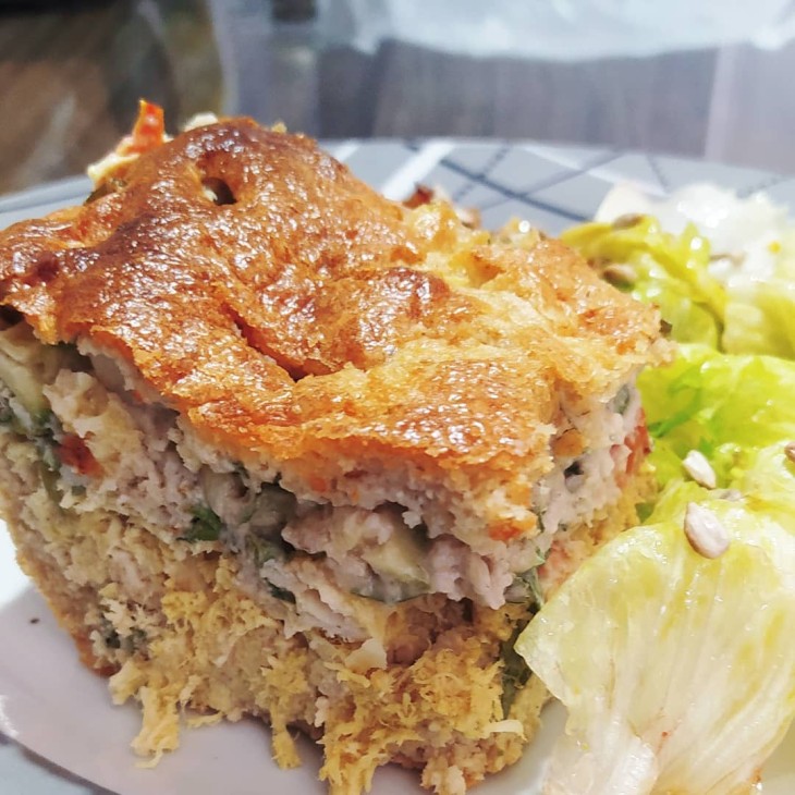 Torta salgada fit