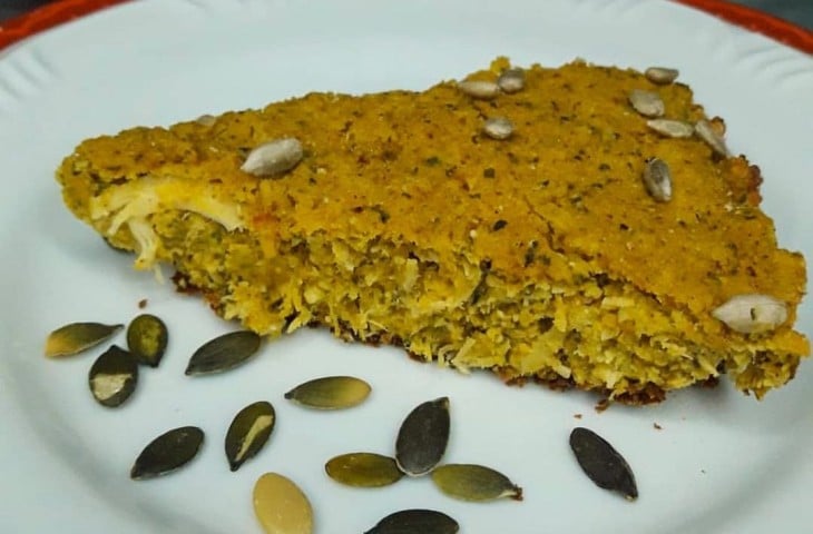 Torta salgada sem glúten e sem lactose