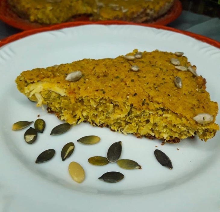 Torta salgada sem glúten e sem lactose