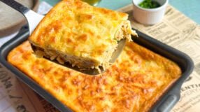 Torta simples de frango