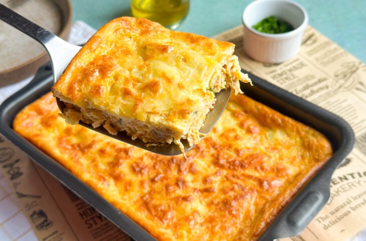 Torta simples de frango