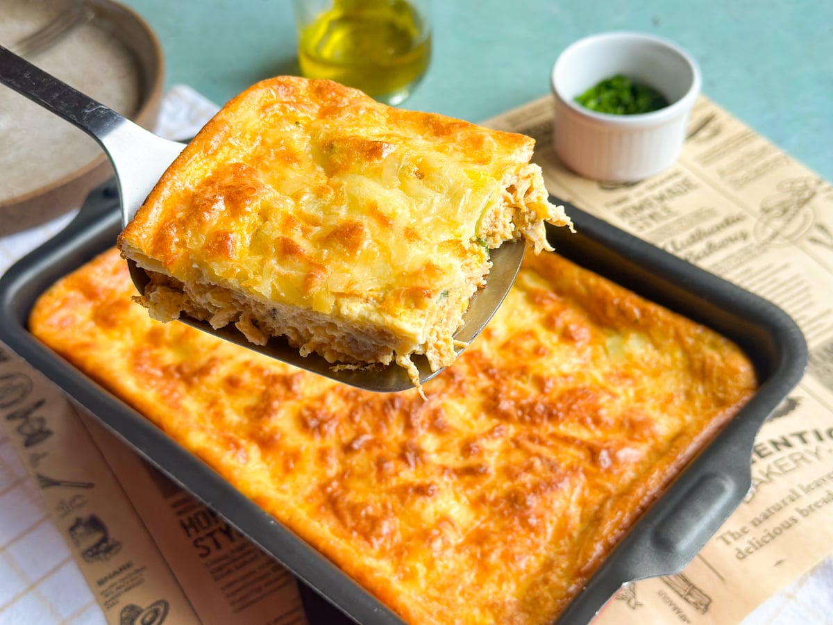 Torta simples de frango
