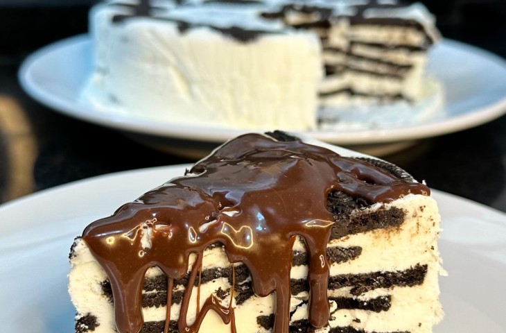 Torta sorvete de oreo