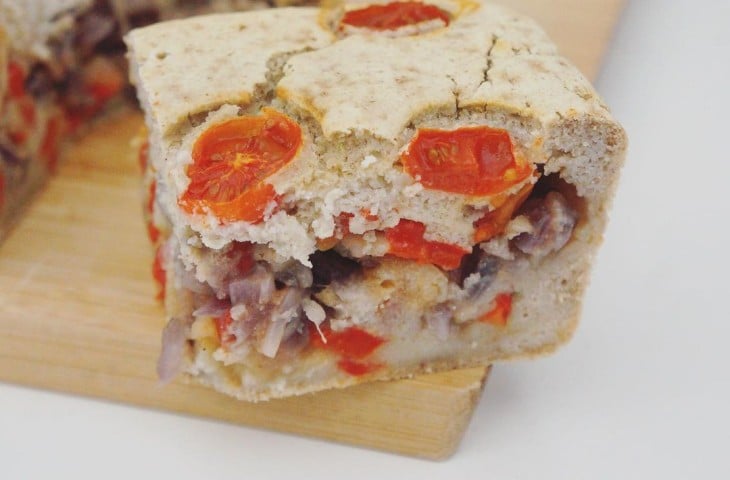 Torta vegana de trigo-sarraceno