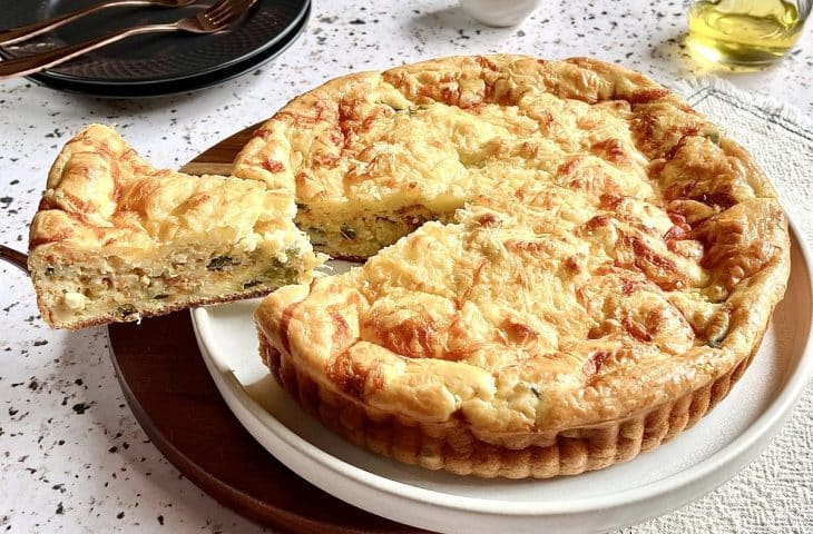 Torta vegetariana de liquidificador