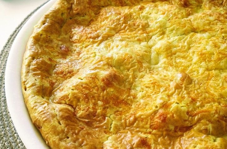 Torta verde de liquidificador