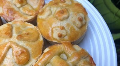 Tortinha de bacalhau