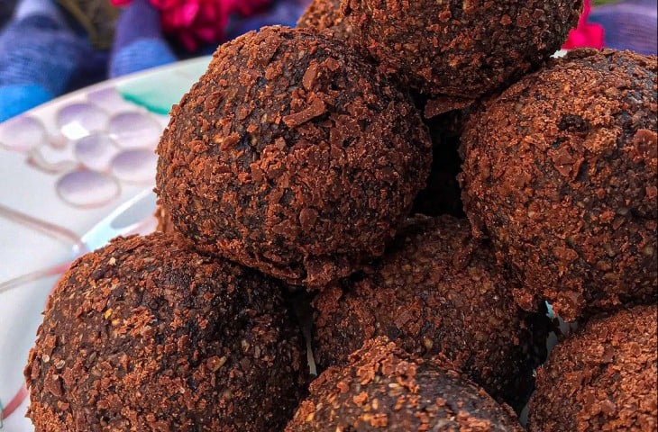 Trufa de chocolate saudável