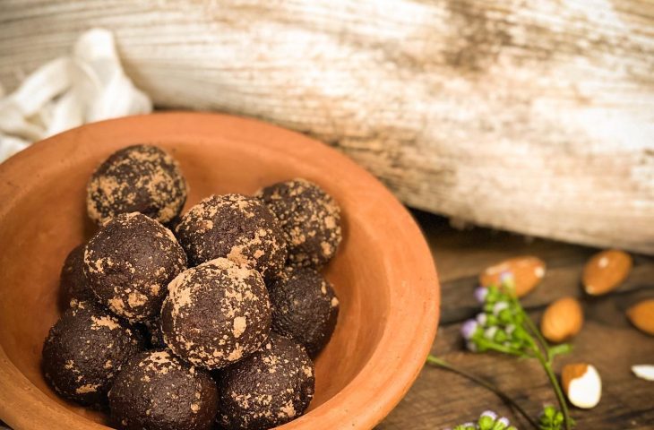 Trufas de abóbora cabotiá