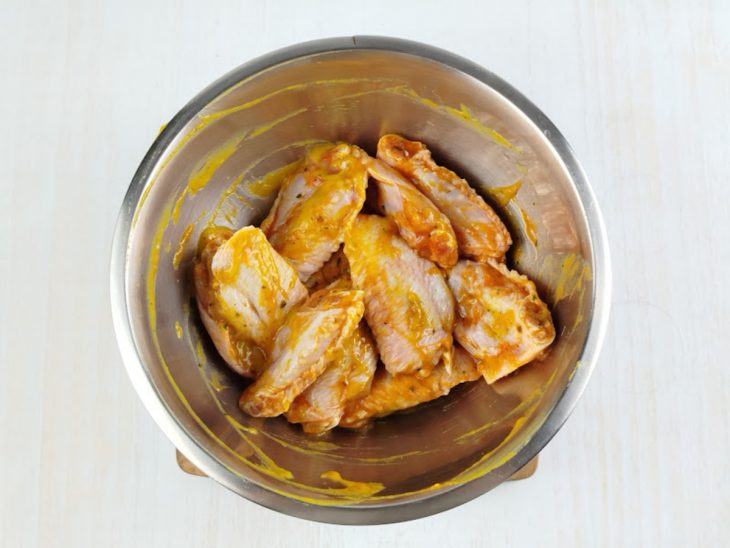 Tulipas envolvidas no tempero.