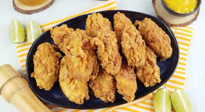 Tulipa de frango frita