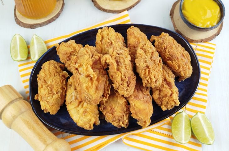 Tulipa de frango frita