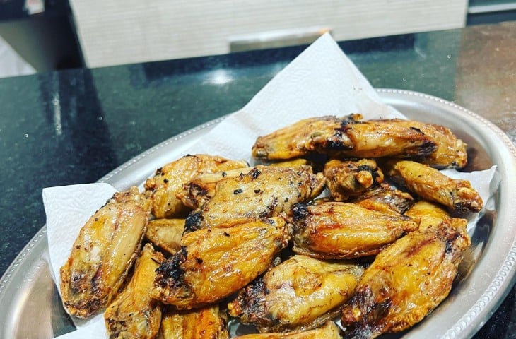 Tulipa de frango na airfryer