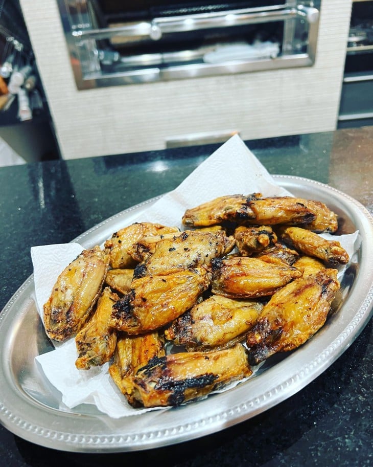 Tulipa de frango na airfryer