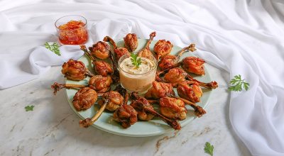 Tulipa de frango recheada