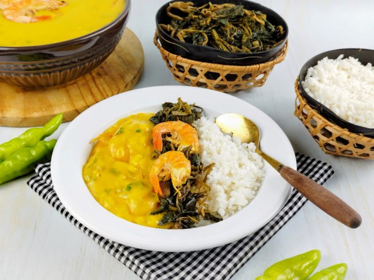 Vatapá paraense servido.