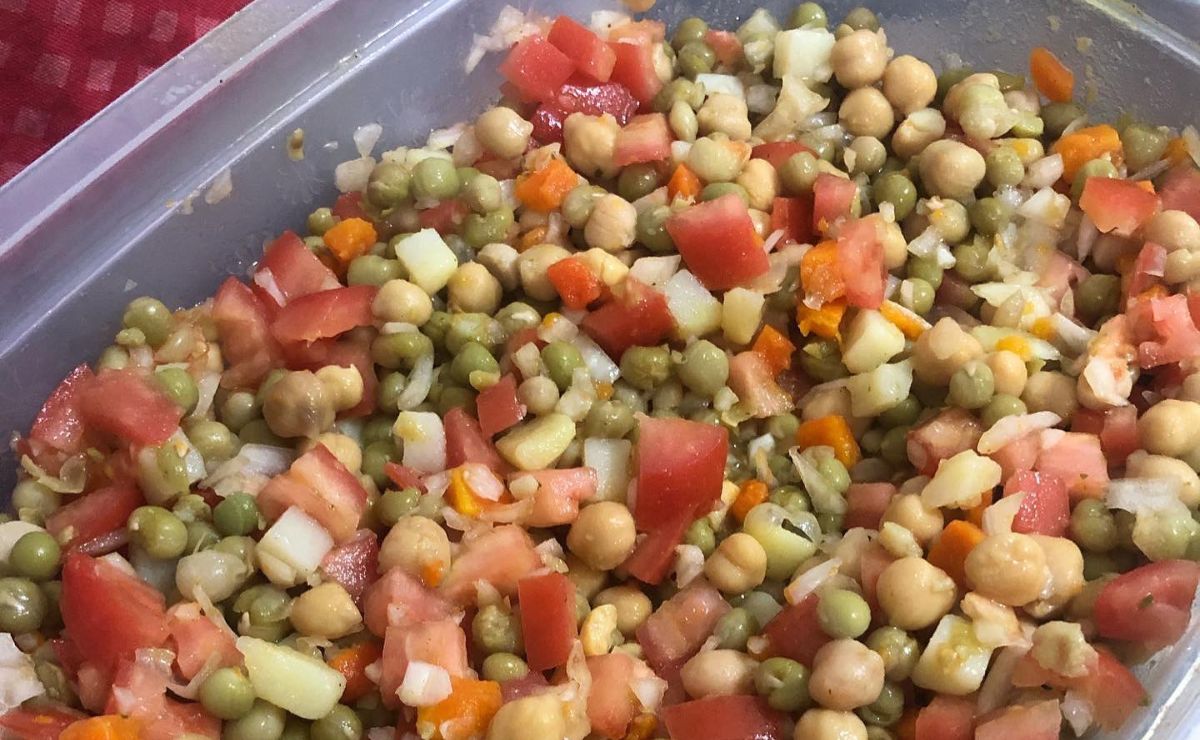 Vinagrete de grãodebico