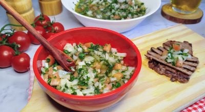 Vinagrete para churrasco