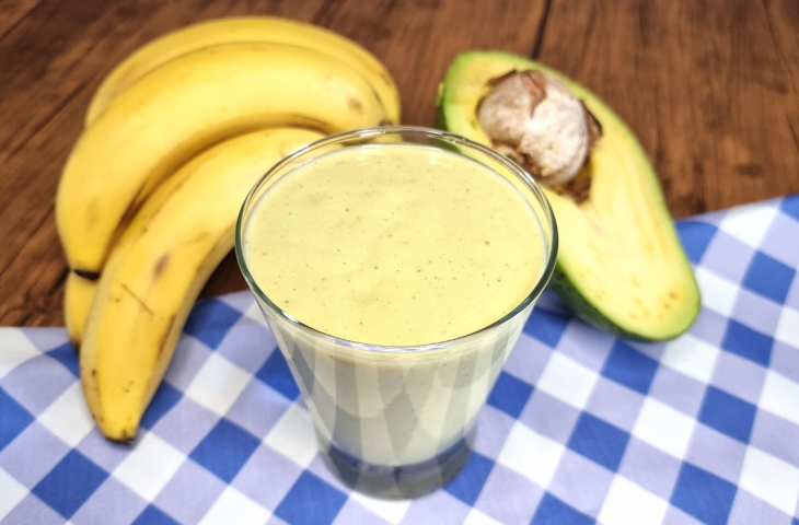 Vitamina de abacate com banana