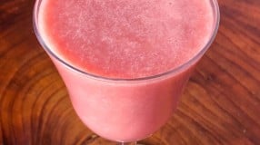 Vitamina de morango fit