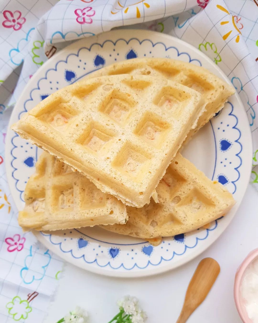 Waffle de tapioca