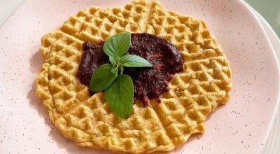 Waffle sem ovos