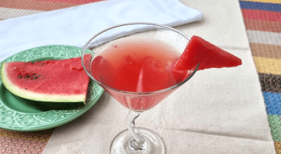 Watermelon martini