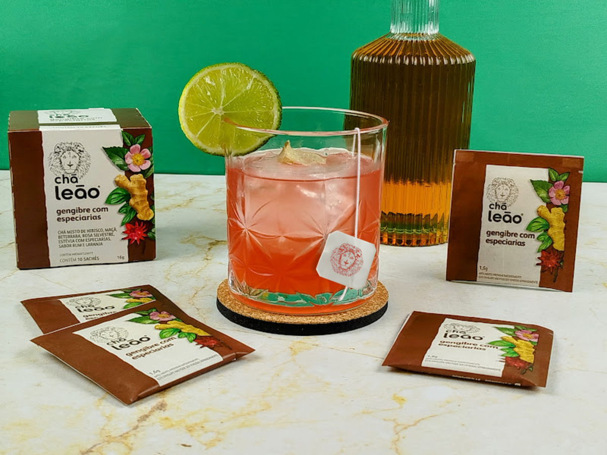 Whisky sour com gengibre