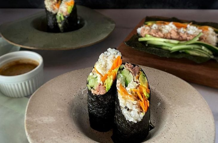 Wrap de alga nori