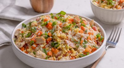 Yakimeshi de frango